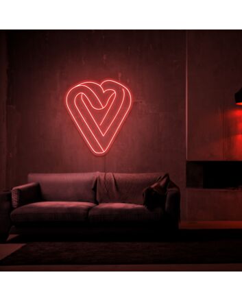 Infinity Heart Neon Sign