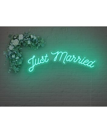 Just Married Arch Neon Sign