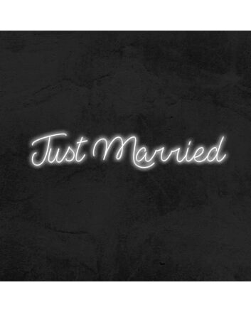 Just Married Neon Sign