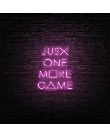 Just One More Game Neon Sign