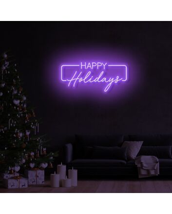 Happy Holiday LED Sign