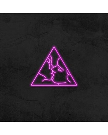 Kissing Lovers Neon Sign