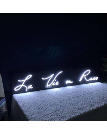La Vie En Rose French Neon Sign