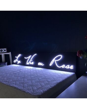 La Vie En Rose French Neon Sign