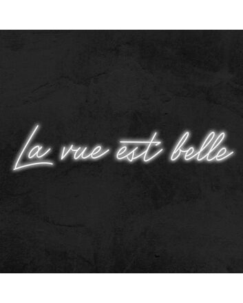 La Vue Est Belle Neon Sign