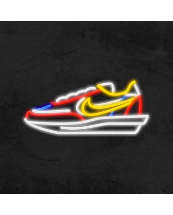 LD Waffle Sacai Blue Neon Sign