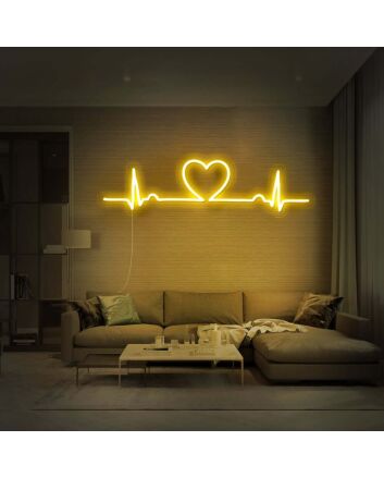 Love Heartbeat Neon Sign