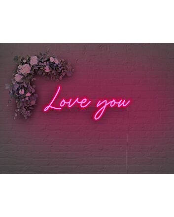 Love You Neon Sign