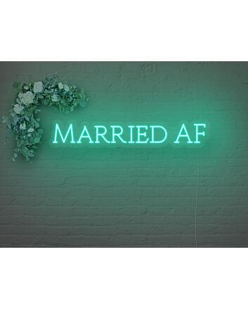 Married AF Neon Sign