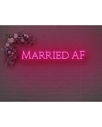 Married AF Neon Sign