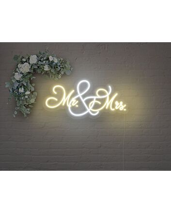 Mr And Mrs Neon Sign