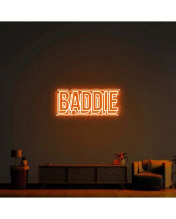Baddie Double LED Neon Sign