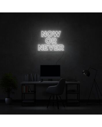 Now Or Never Neon Sign