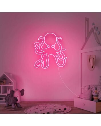 Octopus Neon Sign