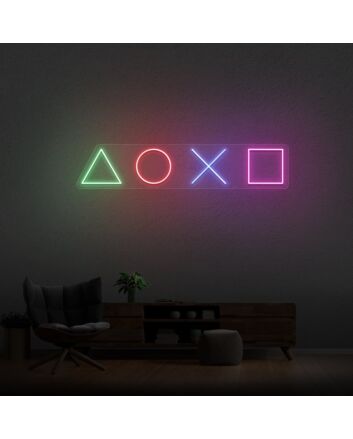 Playstation Game Neon Sign