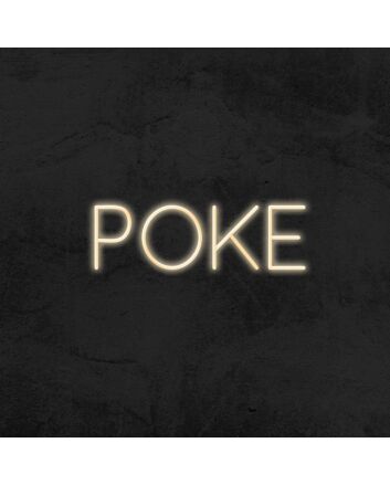 Poke Neon Sign