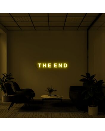 The End Neon Sign
