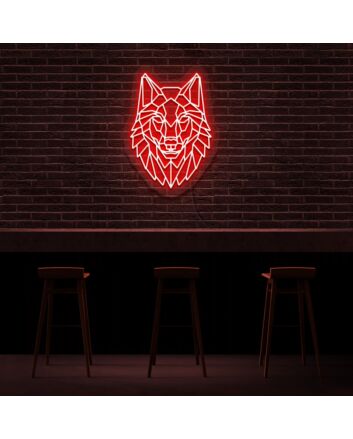 Wolf King Neon Sign