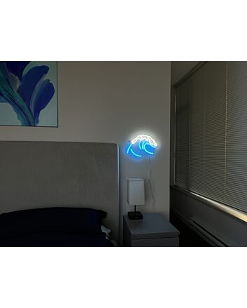 Wave Liquid Infinity Mirror Neon Sign