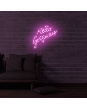 Hello beautiful LED neon sign