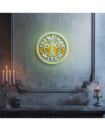 100 Percent That Witch Neon Sign