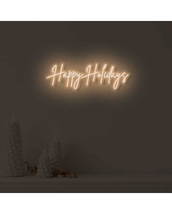 Happy Holidays LED illuminated sign