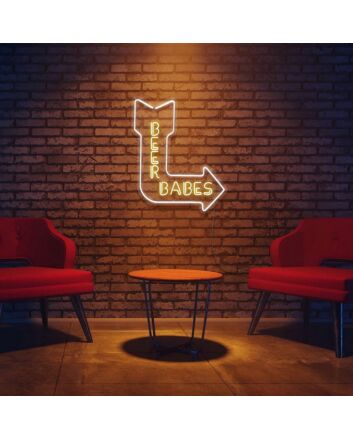Beer Babes Neon Sign
