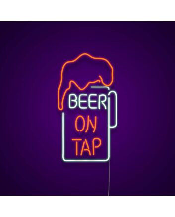 Beer On Tap Neon Sign