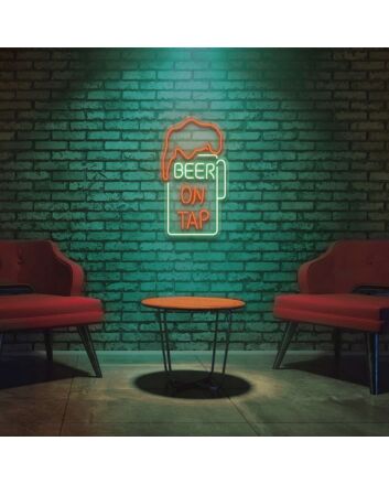 Beer On Tap Neon Sign