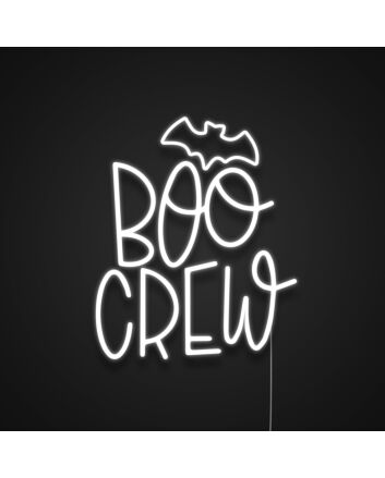 Boo Crew Neon Sign