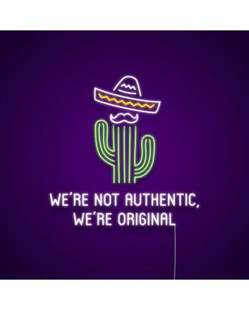 Cactus Custom Quote Neon Sign