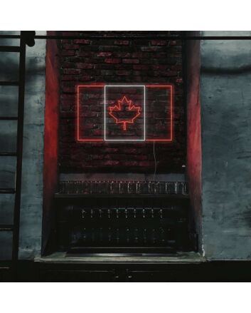 Canada Flag Neon Sign