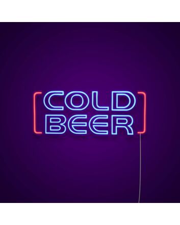 Cold Beer Neon Sign