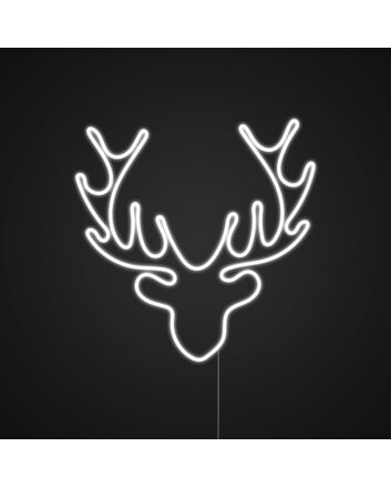 Deer Head Neon Sign