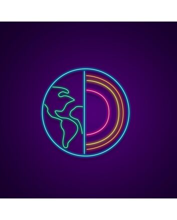 Earths Anatomy Custom Neon Sign