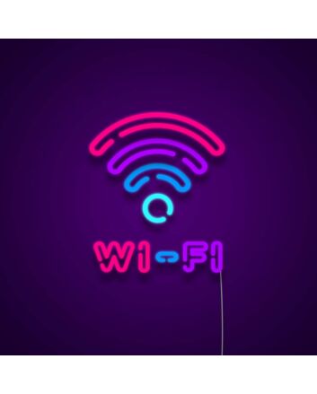 Free Wifi Neon Sign