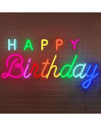 Happy Birthday Custom Neon Sign