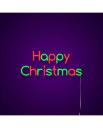 Happy Christmas Neon Sign