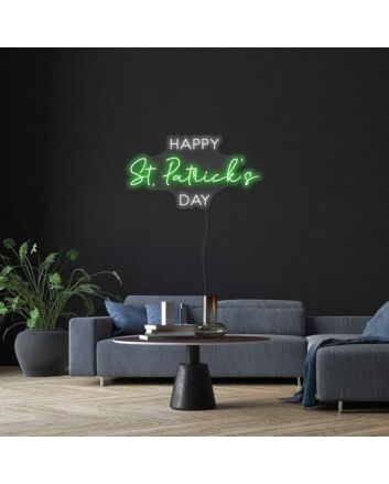 Happy St Patricks Day Neon Sign
