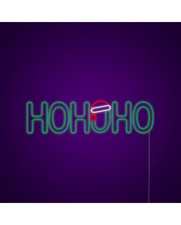 Ho Ho Ho Christmas Neon Sign
