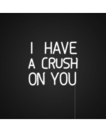 I Have A Crush On You Neon Sign