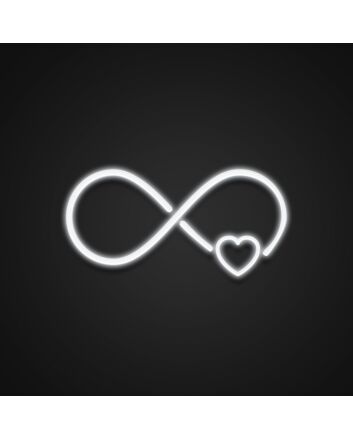 Infinity Heart Neon Sign