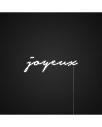 Joyeux Neon Sign