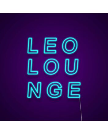 Leo Lounge Custom Neon Sign
