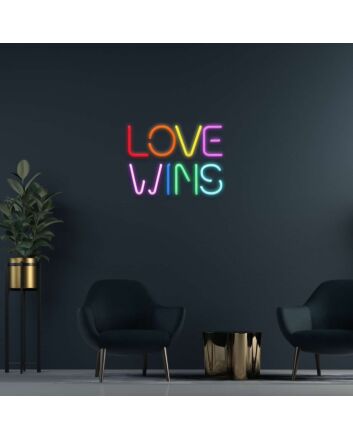 Love Wins Neon Sign