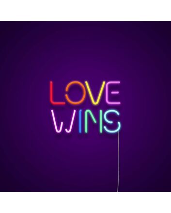Love Wins Neon Sign