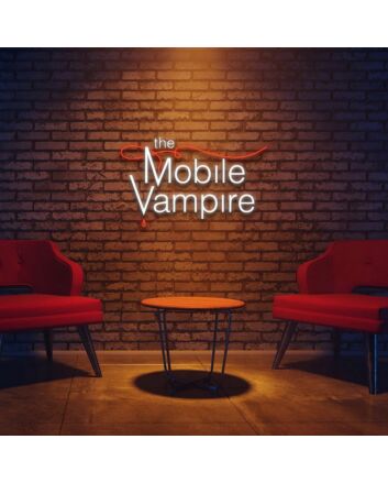 Mobile Vampire Custom Neon Sign