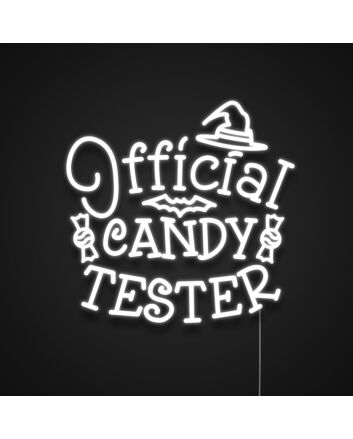 Official Candy Tester Neon Sign