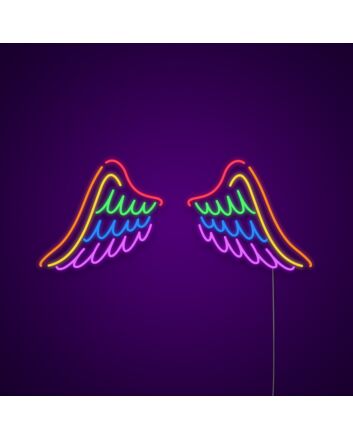 Pride Wings Neon Sign