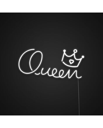 Queen Mothers Day LED Neon Sign